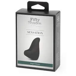 Вібратор на палець Fifty Shades of Grey Sensation 6.1 см чорний - мініатюра 6