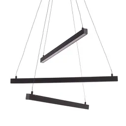 Люстра Brille лофт підвісна LED 39W WW BK (BL-833S/3) - мініатюра 2