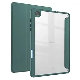 Чохол-книжка BeCover Soft Edge з кріпленням для стілусу для Samsung Galaxy Tab S6 Lite -2024 10.4" P620/P625/P627 Dark Green (710838) - мініатюра 2