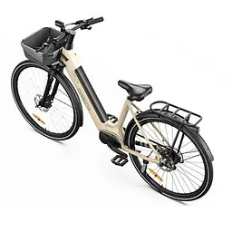 Електровелосипед OKAI EB10 28 дюймів потужністю 250 (500) W Beige - мініатюра 2