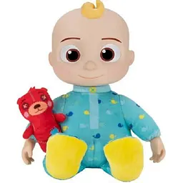 М'яка іграшка CoComelon Roto Plush Bedtime JJ Doll Джей Джей зі звуком, 30 см (CMW0016)