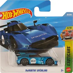 Базова машинка Hot Wheels Exoticars McMurtry Speirling синя (5785) JJH81-N521