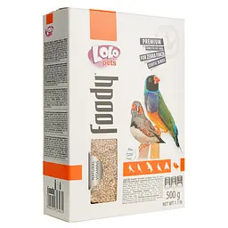 Корм Lolo Pets для зебрової амадини та екзотичних птахів 500 г (LO-72303) - мініатюра 2