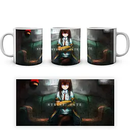 Кухоль GeekLand Steins Gate Брама Штейна Макісе SG 02 330 мл білий - мініатюра 3