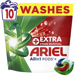 Капсули для прання Ariel Все в 1 Екстрасила виведення плям 10 шт.