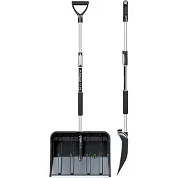 Лопата для прибирання снігу Prosperplast Alpin Alutube eco 49х145 см - мініатюра 2