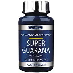 Дієтична добавка Scitec Nutrition Super Guarana With Calcium 100 таблеток без смаку