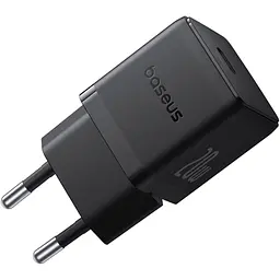 Мережевий зарядний пристрій Baseus Palm Fast Charger 20W + Cable USB-C to Lightning 20W 1m Black (E0116401) [168065] - мініатюра 4