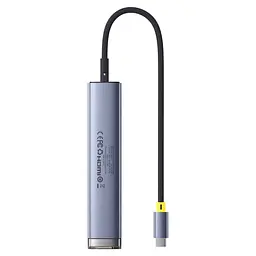 USB-хаб Baseus UltraJoy Series 7-Port HUB AIR Space Grey (Type-C to HDMI4K@60Hz*1+USB3.0*2+PD*1+SD/TF3.0*1+3.5mm*1) (B00052803811-02) - мініатюра 4