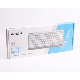 Клавіатура A4Tech FBK11 Wireless White (4711421965491) - мініатюра 5