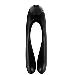 Вібратор на палець Satisfyer Candy Cane Black - мініатюра 1