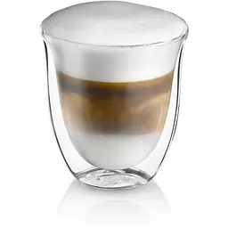 Набір склянок DeLonghi DLSC301 Cappuccino 270 мл 6 шт. (5513284441) - мініатюра 2