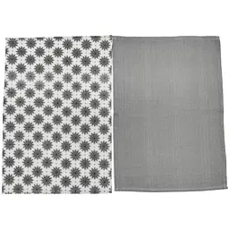 Набір рушників Soho Snow Grey бавовна 100% 40х60 см 2 шт. стрічка (BS 45542A) - мініатюра 2