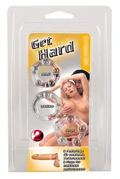 Набір ерекційних кілець You2Toys Get Hard 3 шт (прозорий) - мініатюра 7