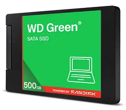 Накопичувач SSD SANDISK GREEN WDS500G5G0A SATA 2.5 500GB - мініатюра 2
