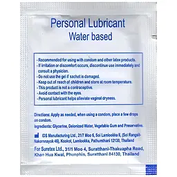 Лубрикант на водній основі Personal Lubricant 64.95 мл (4.33 мл x 15 шт.) (ROZ6501053522) - мініатюра 2