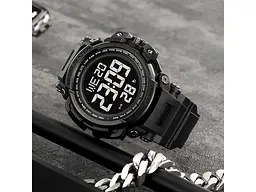 Наручний годинник чоловічий 2422BK Black Skmei acs0029933 - мініатюра 6
