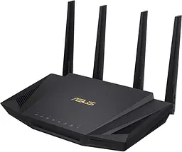 Бездротовий маршрутизатор Asus RT-AX58U V2 (90IG06Q0-MO3B00) (WiFi6 AX3000 4 антени) - мініатюра 4