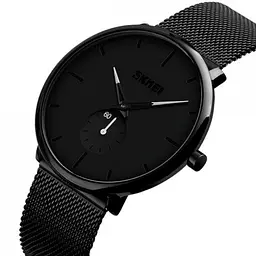Чоловічий наручний годинник Skmei 9185 Design Black - мініатюра 3