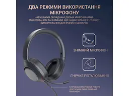 Навушники з мікрофоном Fifine X3 Black (X3B) - мініатюра 9
