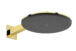 Верхній душ Hansgrohe Raindance Alive S 300 2jet EcoSmart з тримачем polished gold optic 24541990