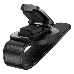 Автоутримувач для окулярів Baseus Platinum Eyewear Clip ACYJN-B01 на сонцезахисний козирок (Чорний) - мініатюра 3