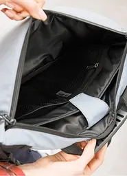 Жіноча cумка-бананка під ноутбук Sambag Urban Laptop блакитна 46 × 26 см (51411010) - мініатюра 10