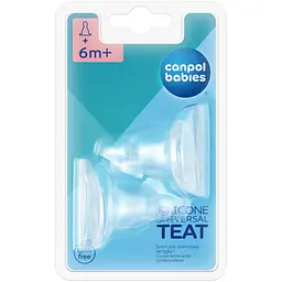 Соска кругла Canpol babies Каша 6+ 2 шт. (18/118)
