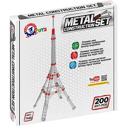 Металевий конструктор Ейфелева вежа ТехноК 7440TXK 200 деталей