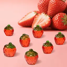 Желейні цукерки Cokoc Peeling Soft Candy Strawberry 75г - мініатюра 4