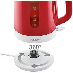 Електрочайник Sencor SWK 1024RD 1 л - мініатюра 6