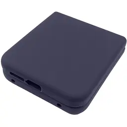 Чохол Foldables Silicone Cover Lakshmi (AAA) для Motorola Razr 50 Ultra Темно-синій / Midnight blue - мініатюра 4