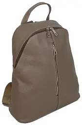 Рюкзак шкіряний жіночий Borsacomoda 841.035 14 л Світло Коричневий - мініатюра 1