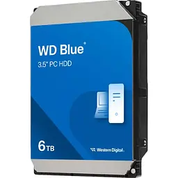 Жорсткий диск 3.5` WD Blue 6TB SATA 256MB (WD60EZAX) [141083] - мініатюра 2