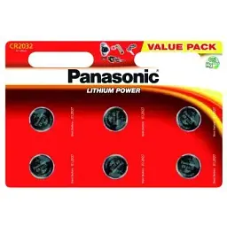 Батарейка Panasonic CR 2032 Lithium х 6 (CR-2032EL/6B)