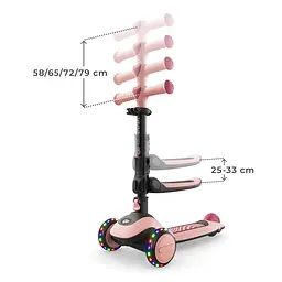 Самокат Kinderkraft Halley 2 Rose Pink (KRHALL02PNK0000) - мініатюра 2