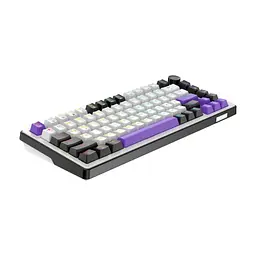 Клавіатура Hator Hellyberry HK75 Mechanical Linear RGB USB UA White/Violet (HK75) - мініатюра 4