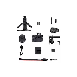 Цифровий фотоапарат Canon EOS R50 + RF-S 18-45 IS STM Black Creator Kit (5811C036) - мініатюра 12