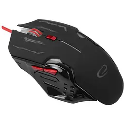 Миша Esperanza MX403 Apache USB black red (EGM403R) - мініатюра 4