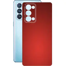 Захисна плівка StatusSKIN для Oppo Reno 6 Pro Plus 5G Корпус Вініл червона матова