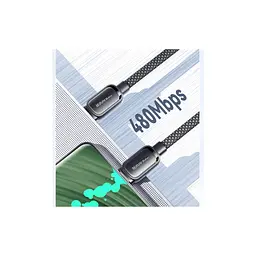 Дата кабель USB-C to USB-C 1.0m 100W black Essager (EXCTT1-TD01-P) - мініатюра 9