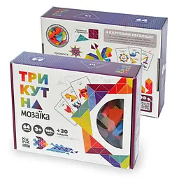 Дерев'яна гра "Трикутна мозаїка" Kupik 900194, 64 деталі - мініатюра 3
