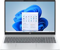 HP Ноутбук HP OmniBook 5 16-af1017ua 16" 2K IPS AG, Intel U7-255U, 16GB, F1024GB, UMA, DOS, сріблястий