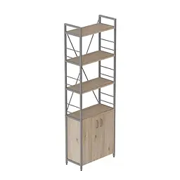 Етажерка 4/60 Серії Конект з тумбою 179x60x28 Сірий ДСП Дуб Сан-Марино FRD-102478
