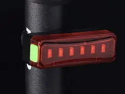 Велоліхтар + габарит QX-T3206 (2xXML-T6 + габарит-6SMD) + PowerBank + microUSB (3 режими та 4 режими) - мініатюра 4