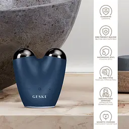 Підтягувач обличчя Geske MicroCurrent Face-Lifter 6 в 1 мікрострумовий темно-синій - мініатюра 5