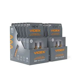 Акумулятор VIDEX Li-ion LIR03C/AAA USB-C 1.5V (захист) 570mAh 2pcs/Pack VIDEX (29289-000) - мініатюра 4