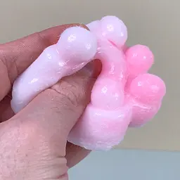 Сквіш антістрес UFT Squish Cat Paw Fluffy 3 Пухнаста лапка Pinky - мініатюра 4