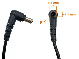 Блок живлення для Sony 19.5V 4.7A 92W 6.5x4.4 pin High (VGP-AC19V31) - мініатюра 3
