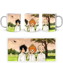 Кухоль GeekLand The Promised Neverland Обіцяний Неверленд Норман Рэй Эмма NV 02.477 330 мл білий - мініатюра 4